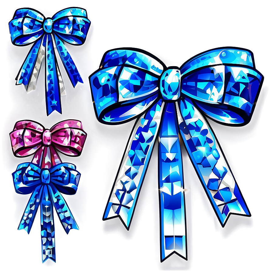 Sparkling Diamond Bow Png Sin51