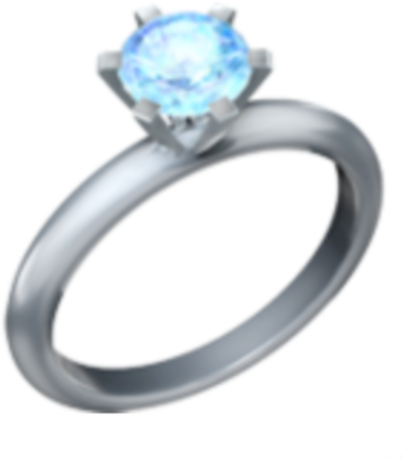 Sparkling Diamond Ring Emoji