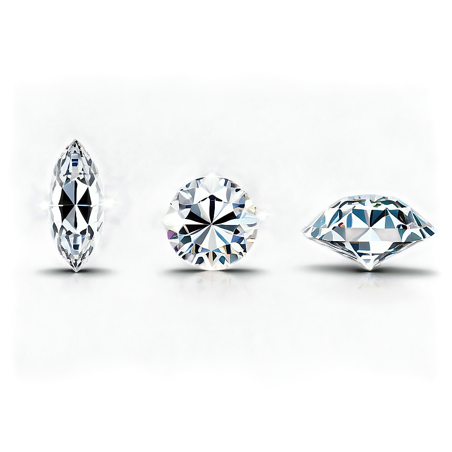 Sparkling Diamonds Png Ppj