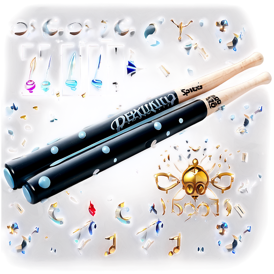 Sparkling Drum Sticks Png 41