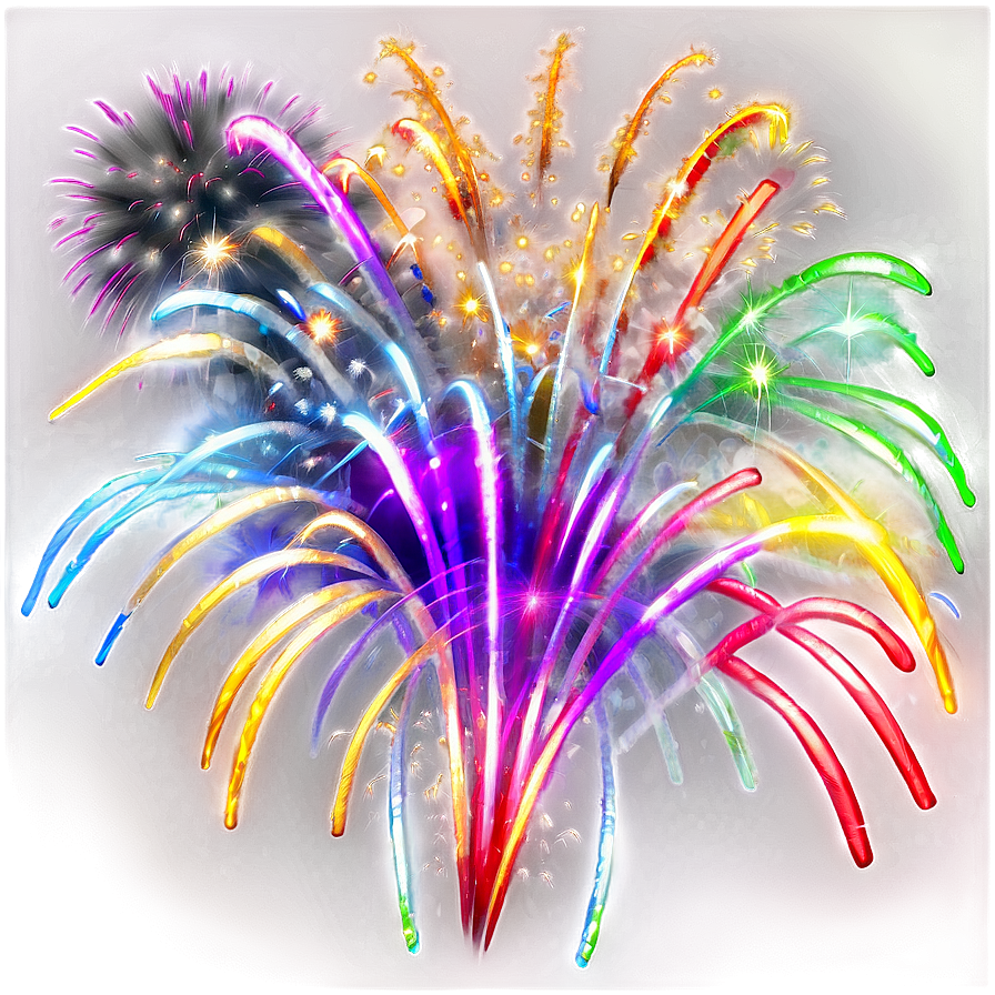 Sparkling Fireworks Party Png 06242024