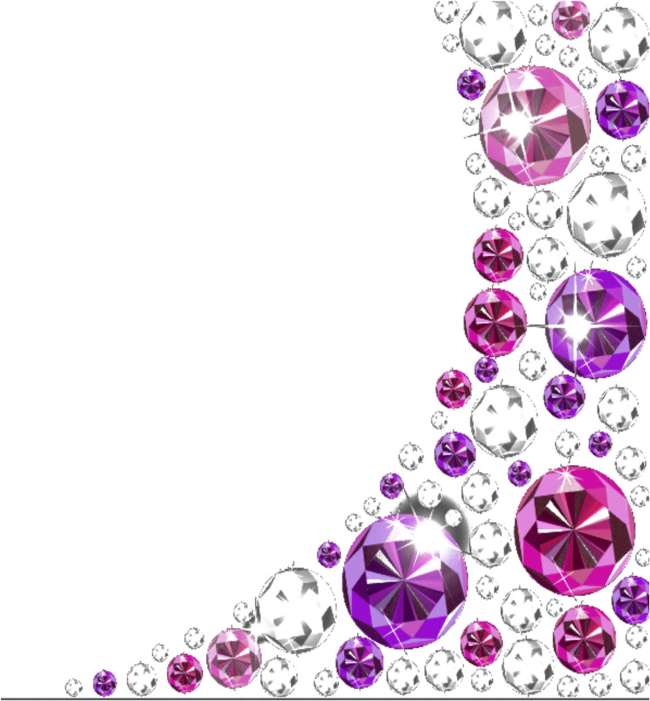 Sparkling Gemstones Background