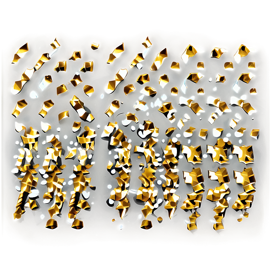 Sparkling Gold Confetti Png 05252024