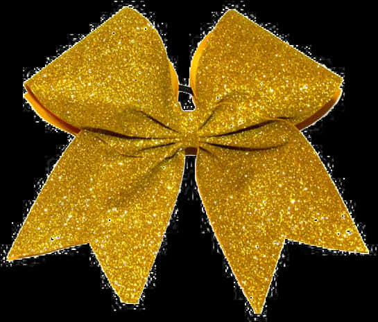 Sparkling Golden Bow Clipart