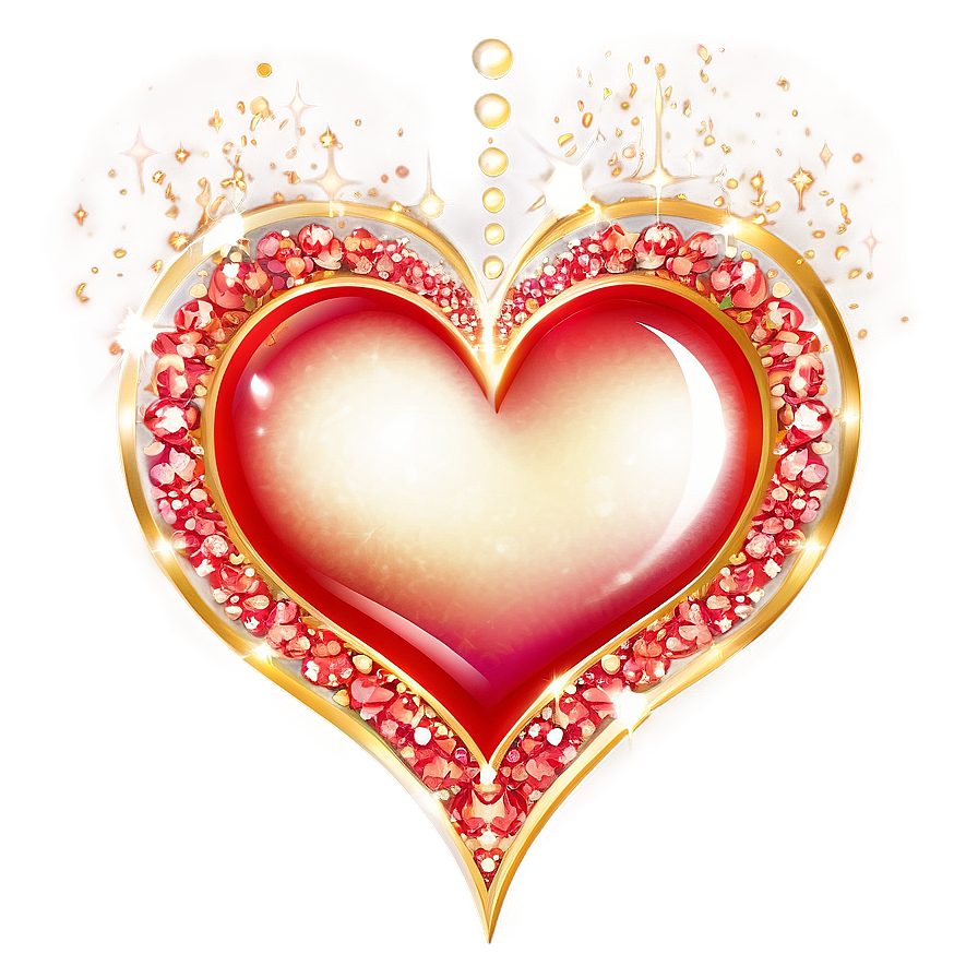 Sparkling Heart Clipart Png 37