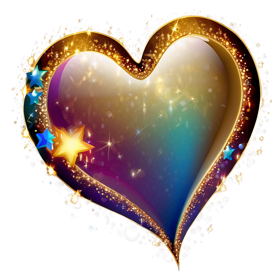 Sparkling Heart Clipart Png Fyp65