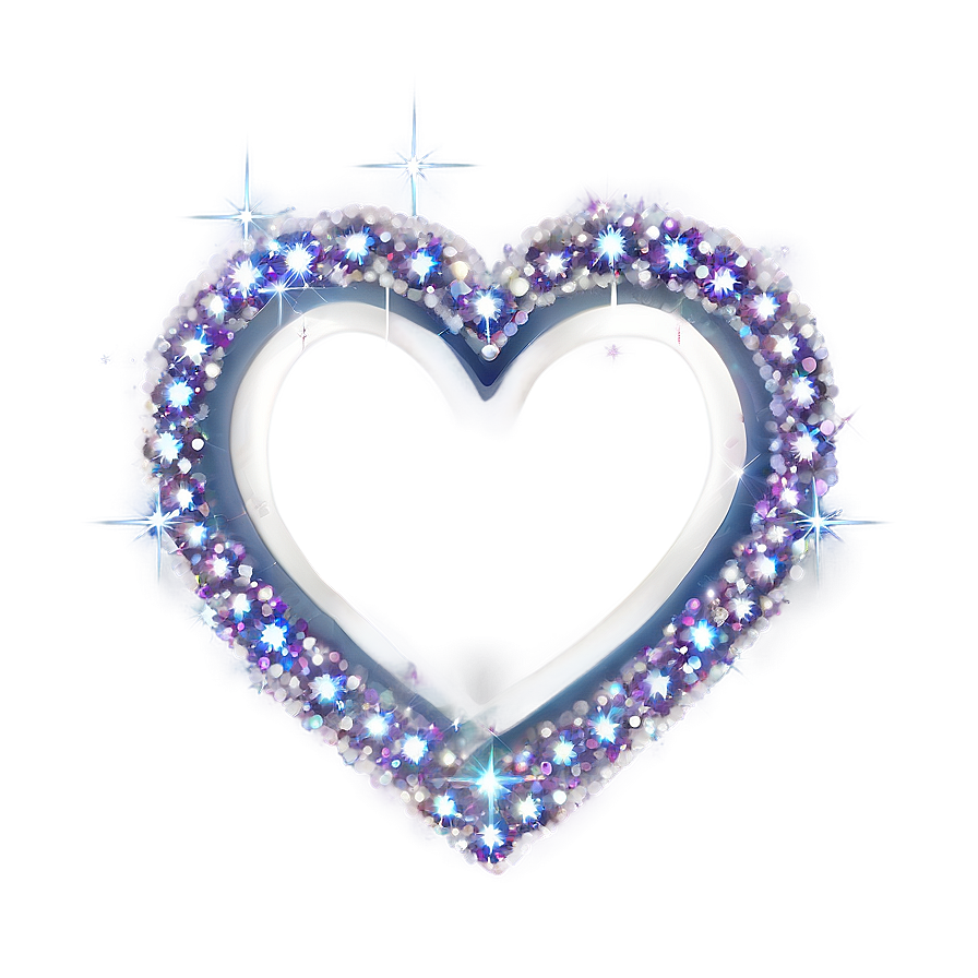 Sparkling Heart Clipart Png Hlh