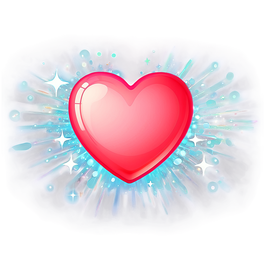 Sparkling Heart Emoji Png 32