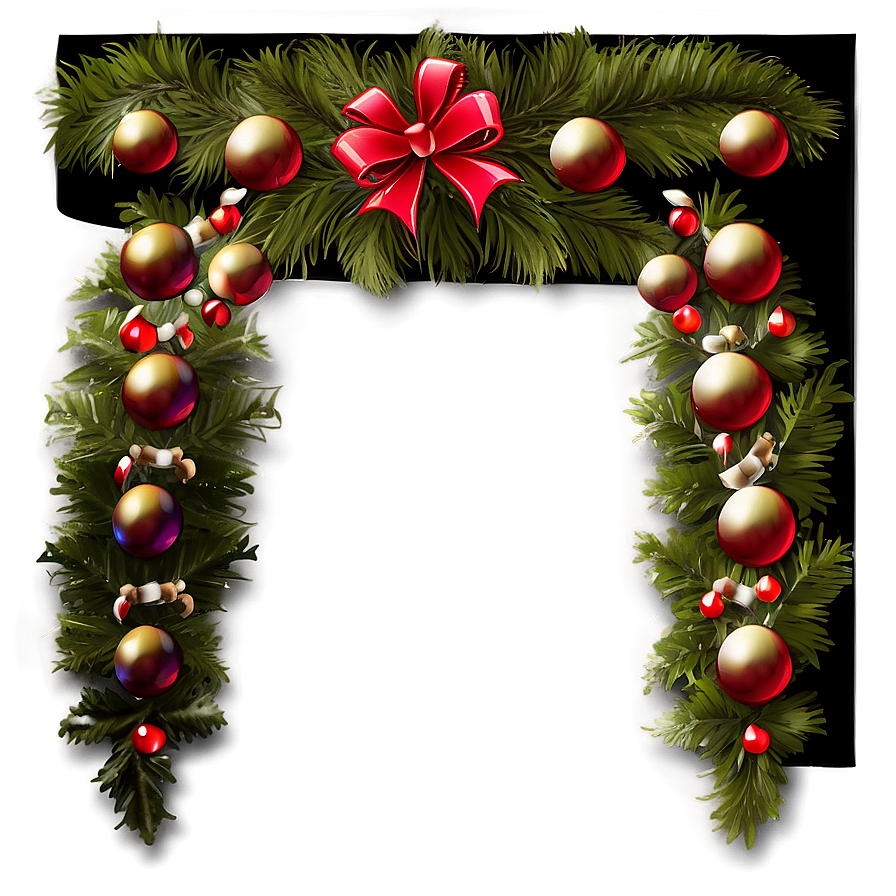 Sparkling Holiday Border Png 74