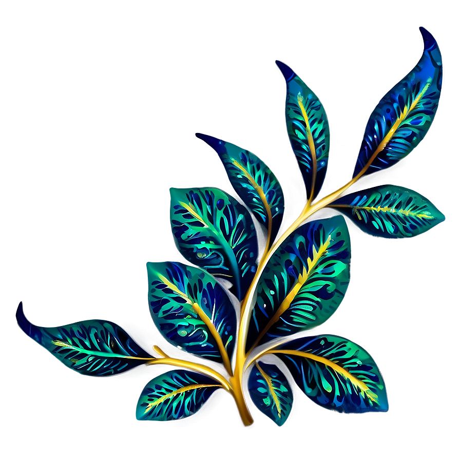 Sparkling Leaves Png Tjn9