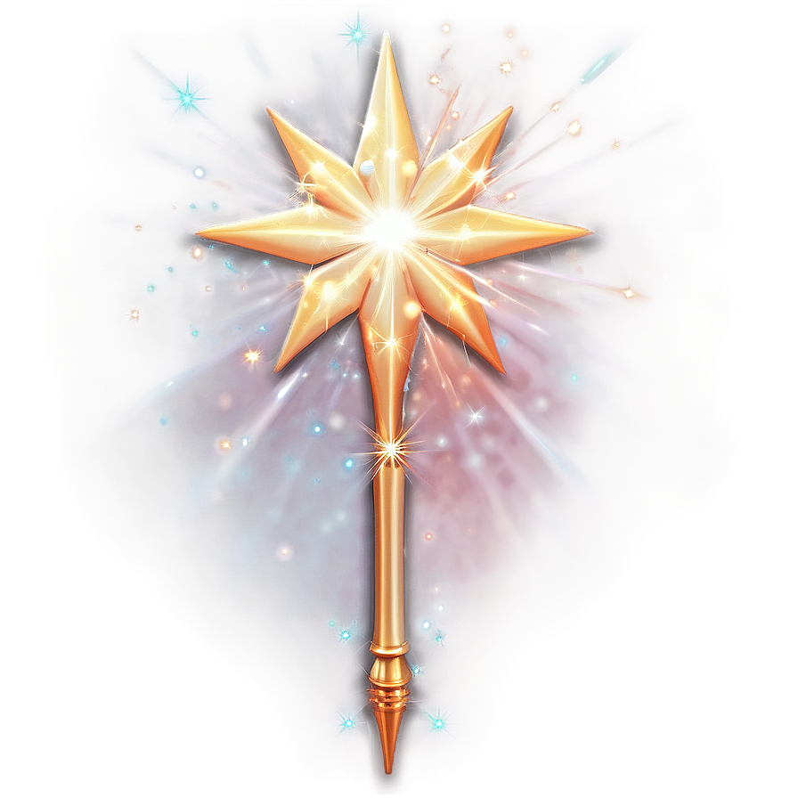 Sparkling Magic Wand Effect Png 16