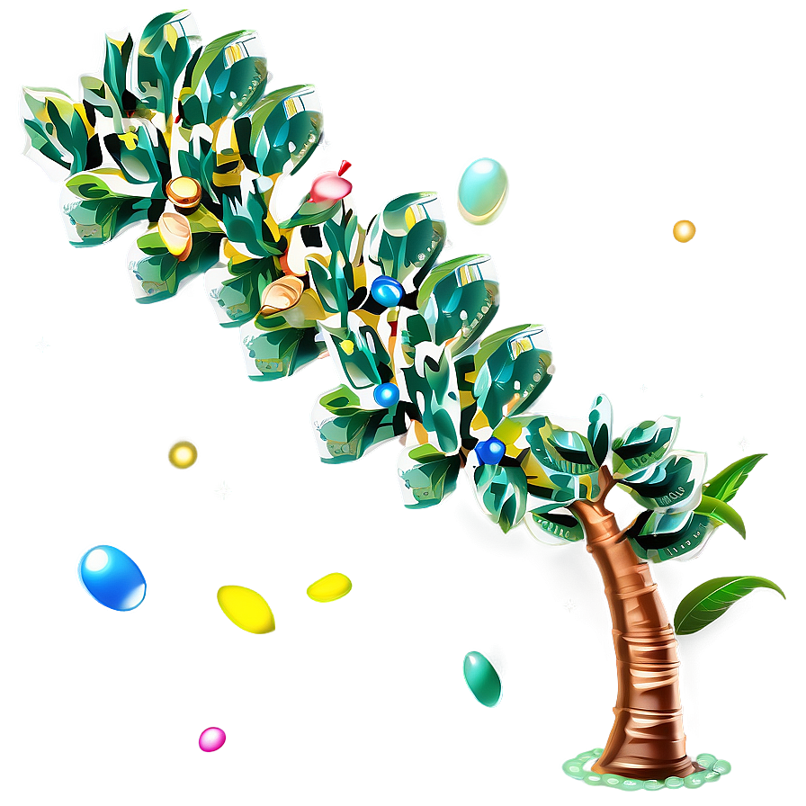 Sparkling Money Tree Png Oml65