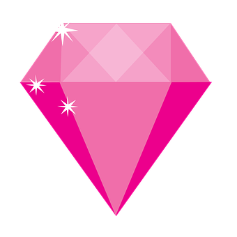 Sparkling Pink Diamond Graphic