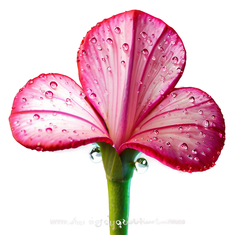 Sparkling Pink Flower Dew Png Orx2