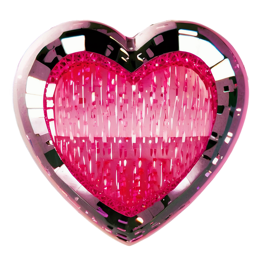 Sparkling Pink Heart Picture Png Agg2