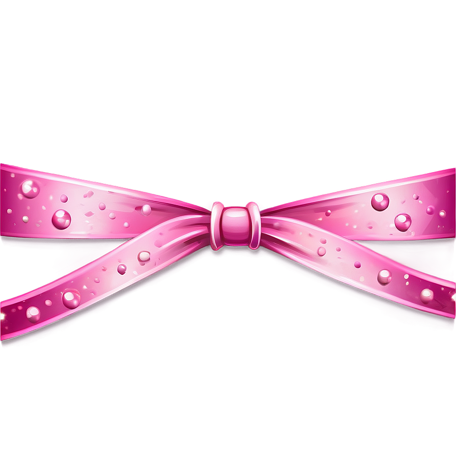 Sparkling Pink Ribbon Png 05252024