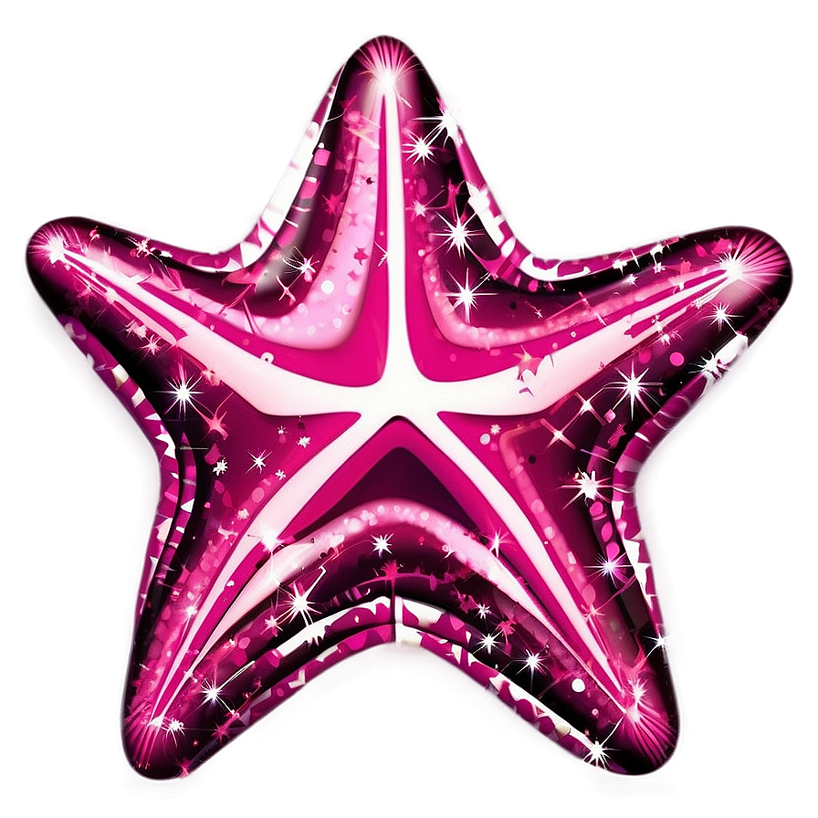 Sparkling Pink Stars Png Qqu