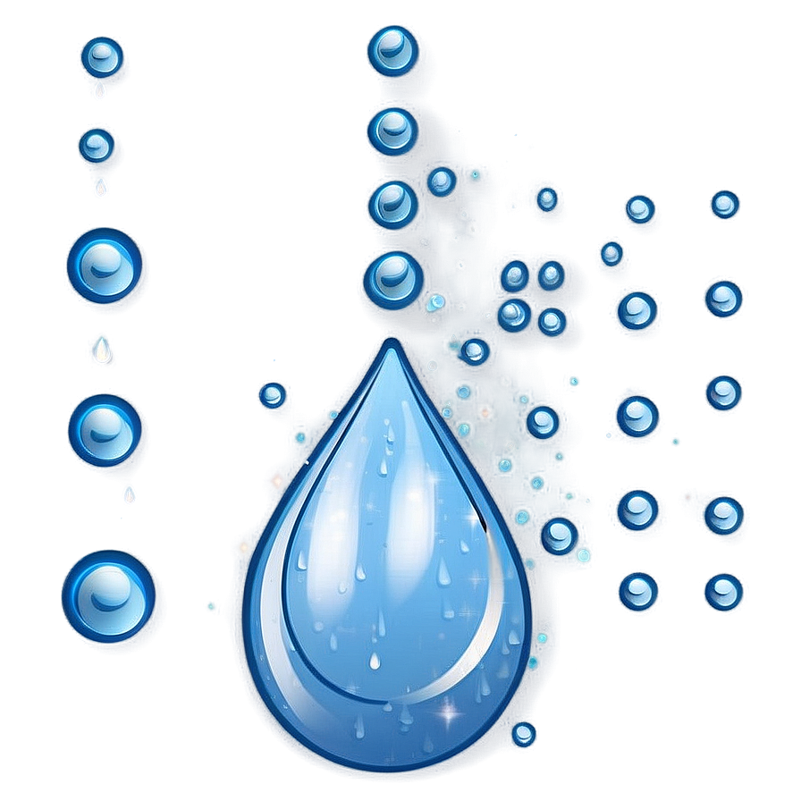 Sparkling Rain Drop Png Plt