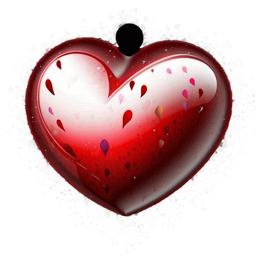 Sparkling Red Heart Png Yjf74
