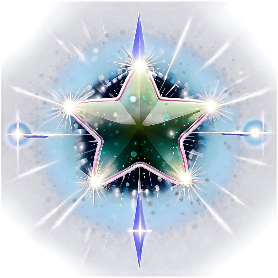 Sparkling Rounded Star Png Psw