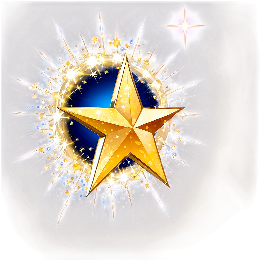 Sparkling Star Emblem Png 06132024