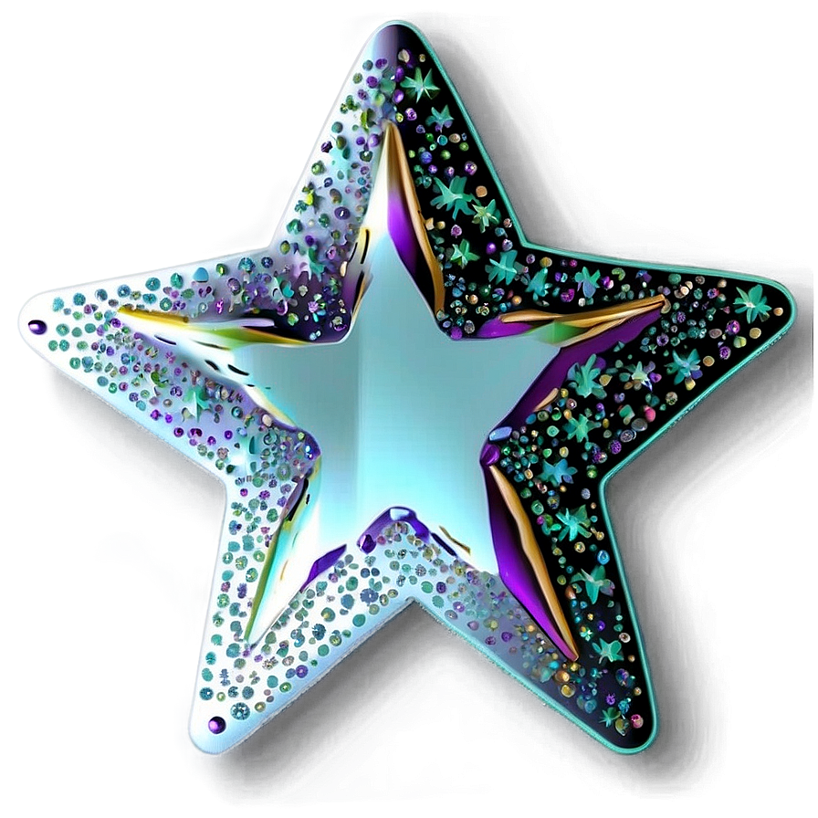 Sparkling Star Pattern Png 06132024