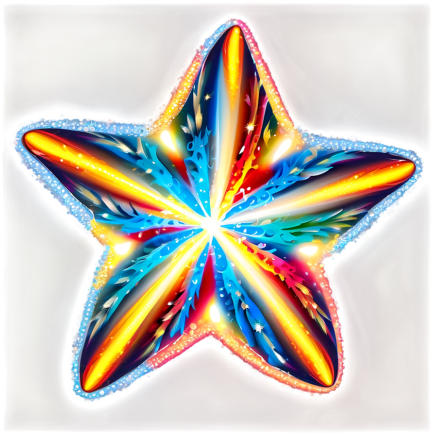 Sparkling Star Pattern Png 44