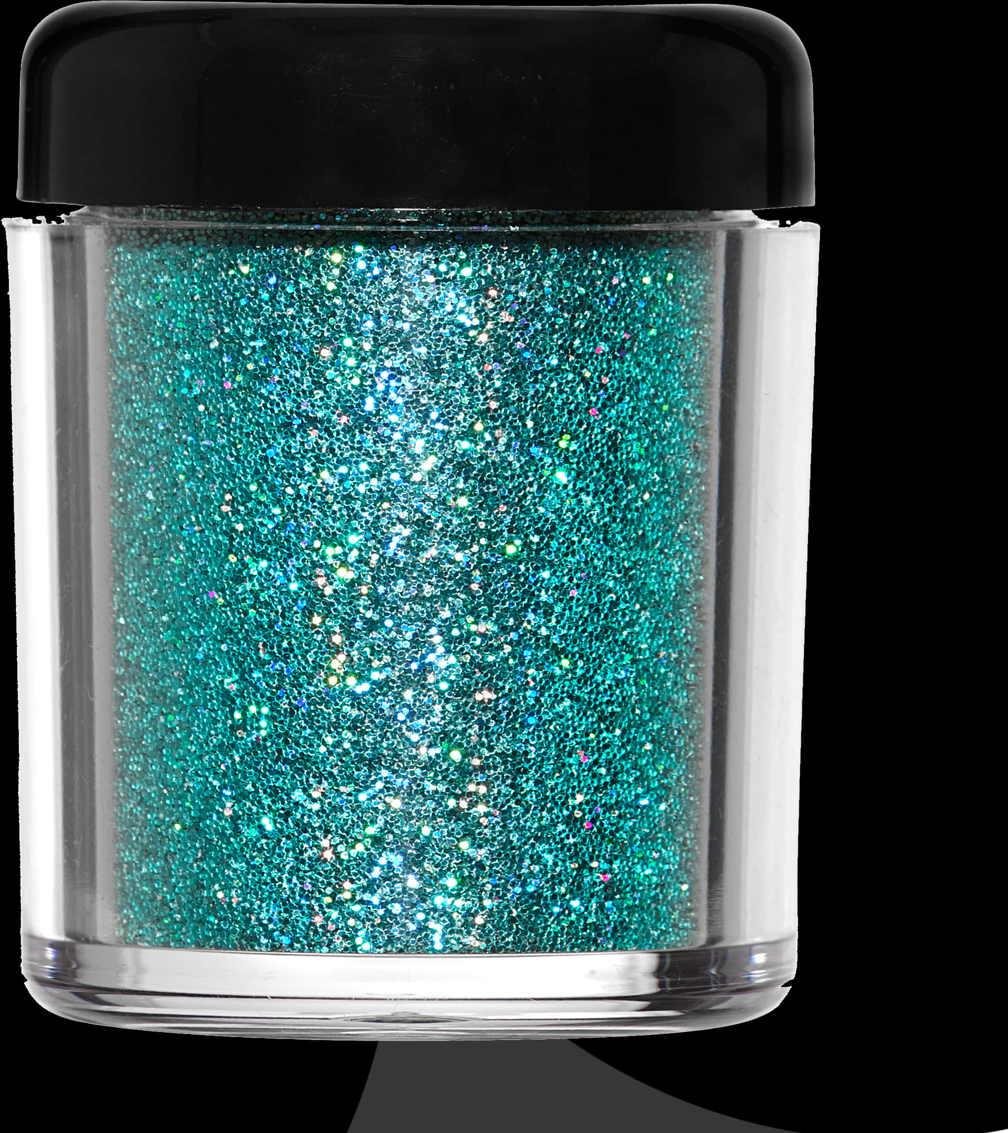 Sparkling Teal Glitter Jar