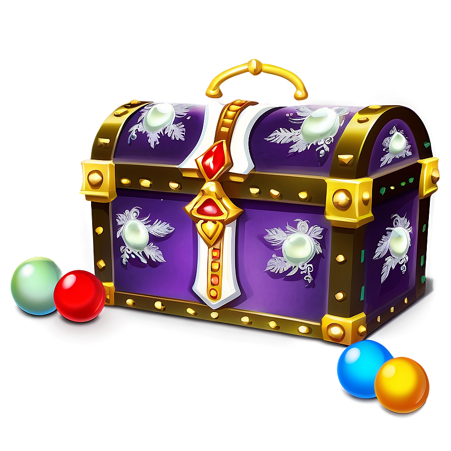 Sparkling Treasure Chest Png 05252024