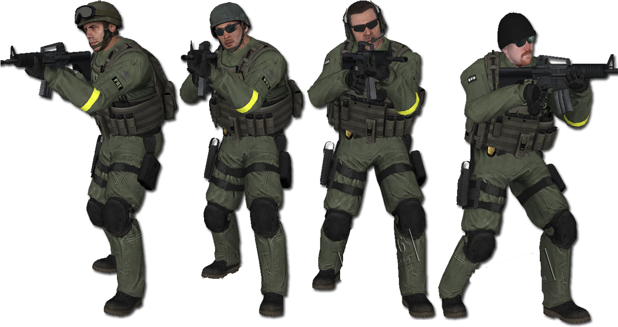 Special_ Forces_ Team_ Poses