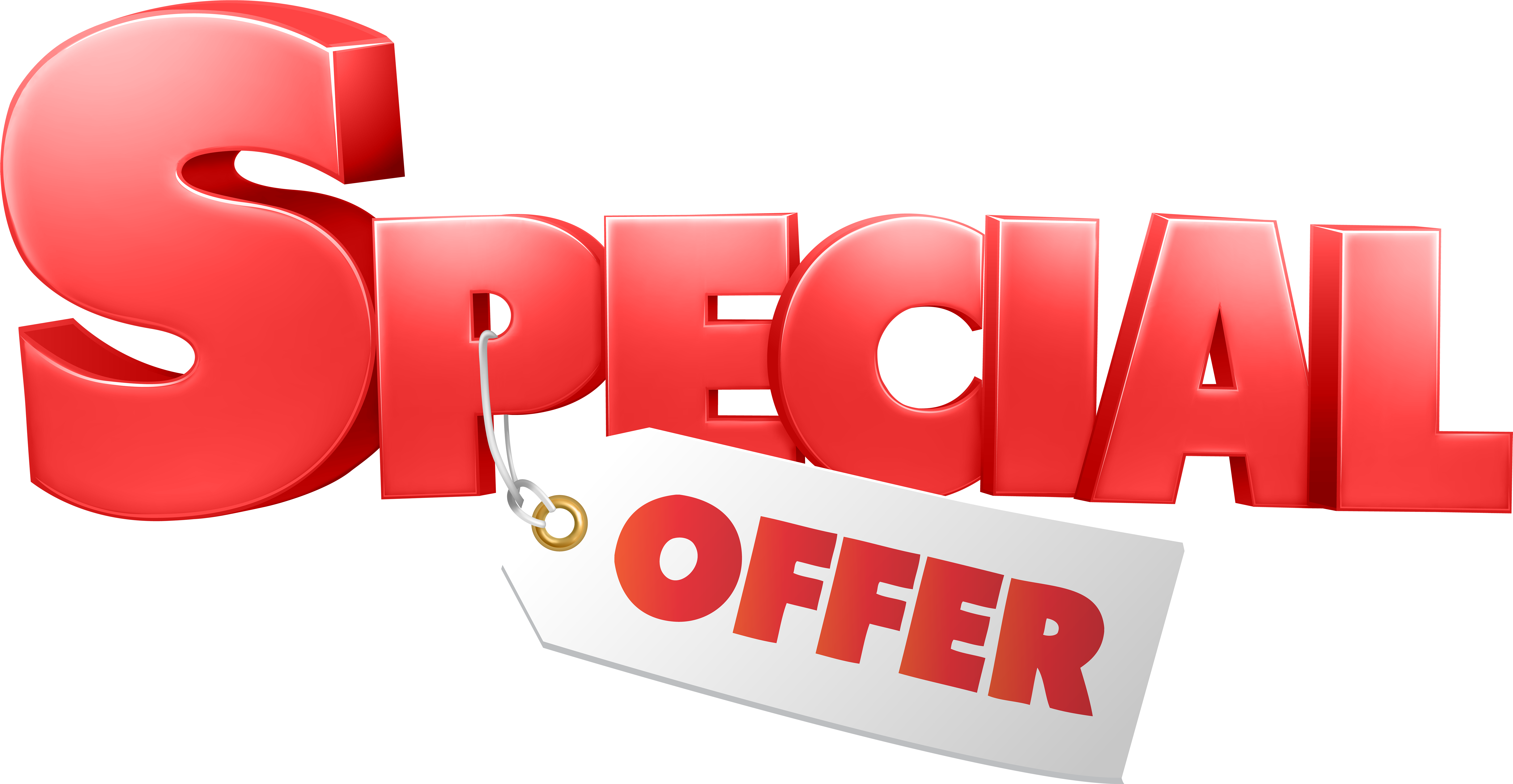 Special Offer3 D Text Tag