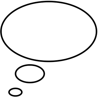 Speech Bubble Icon Blackand White