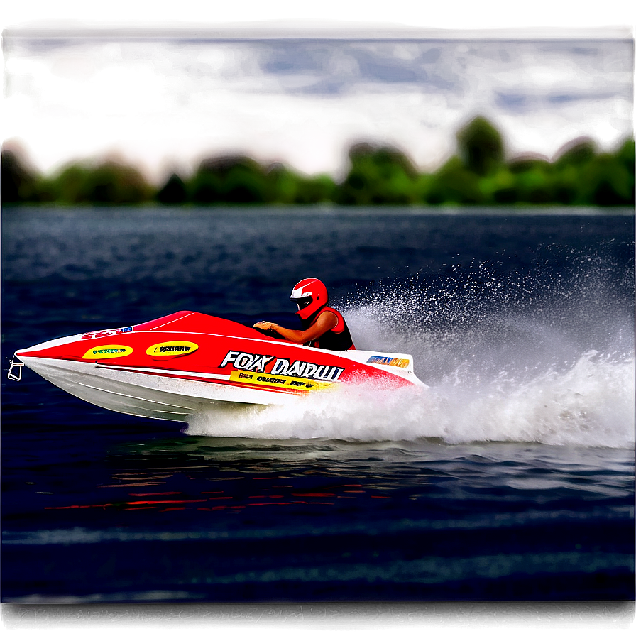 Speed Boat Racing Png 06282024