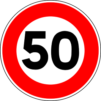 Speed Limit50 Sign