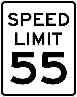 Speed Limit55 Sign