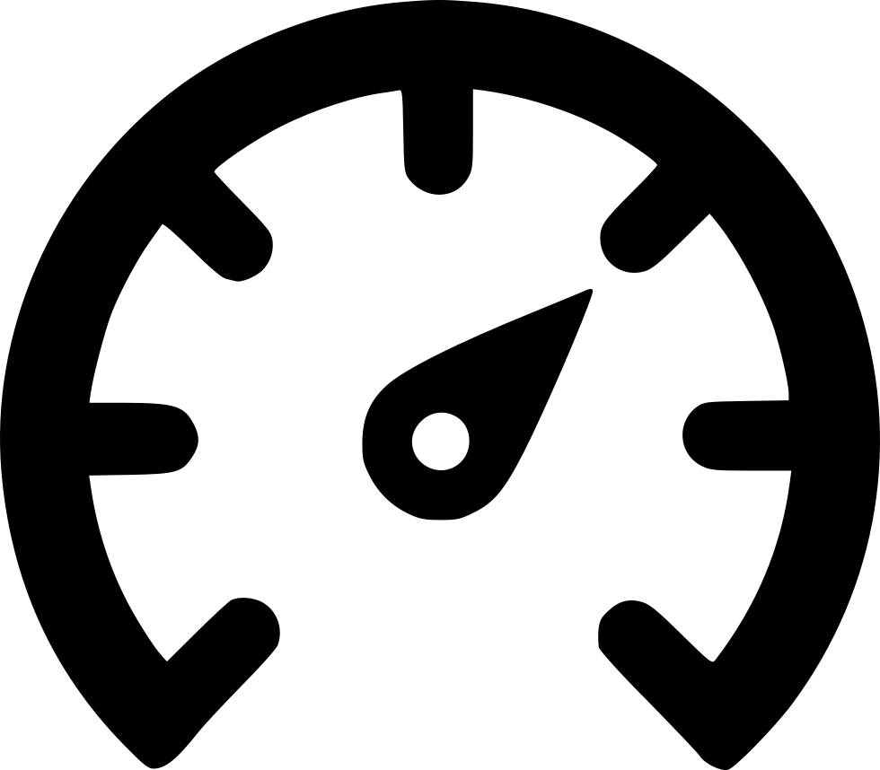 Speedometer Icon Simple Design