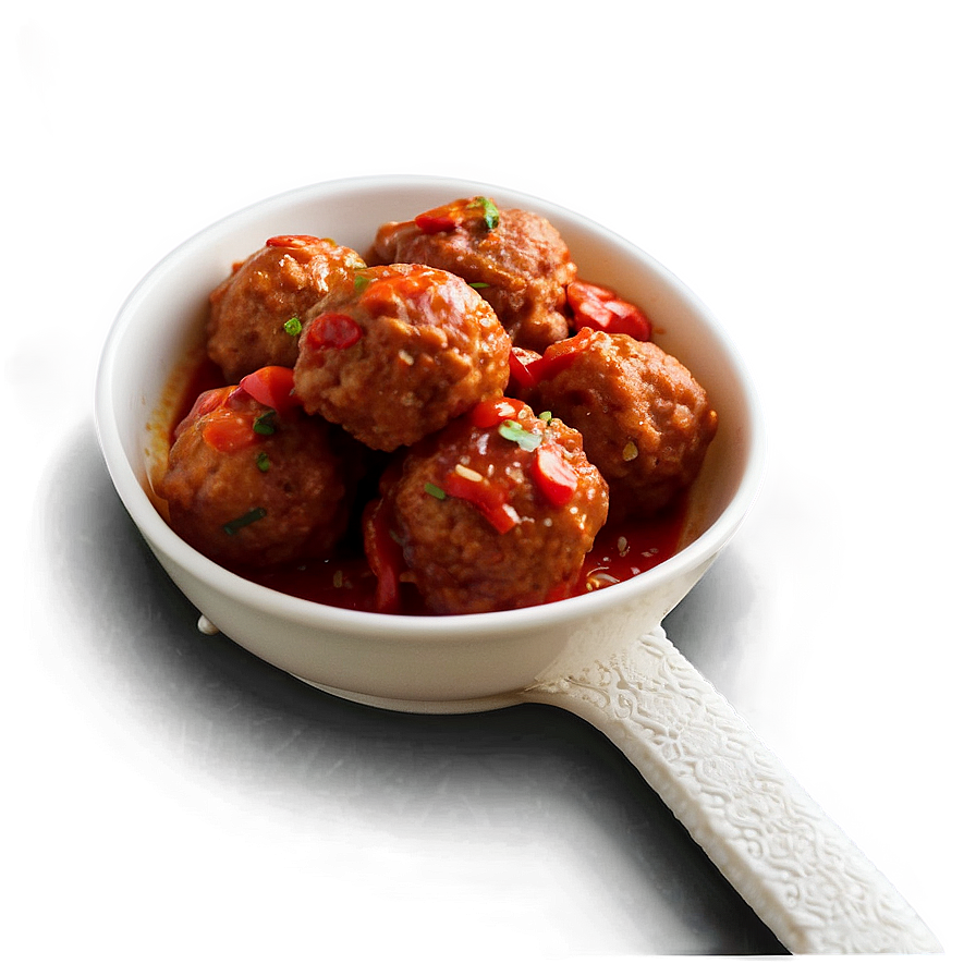 Spicy Meatball Tapas Png Esd