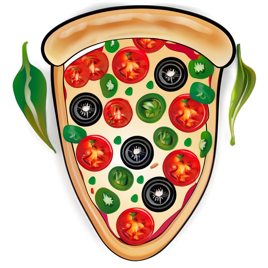 Spicy Pizza Vector Graphic Png 06262024