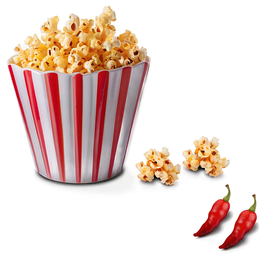Spicy Popcorn Png Xwc