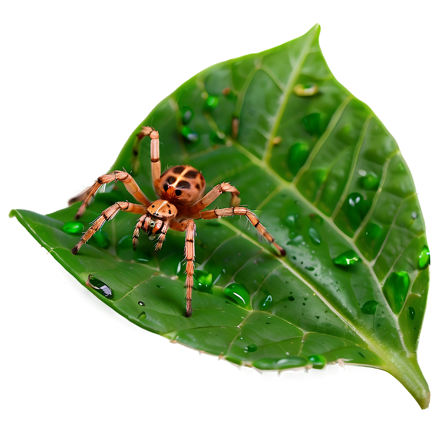 Spider On Leaf Png 21