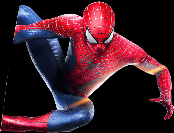 Spiderman Action Pose Clipart