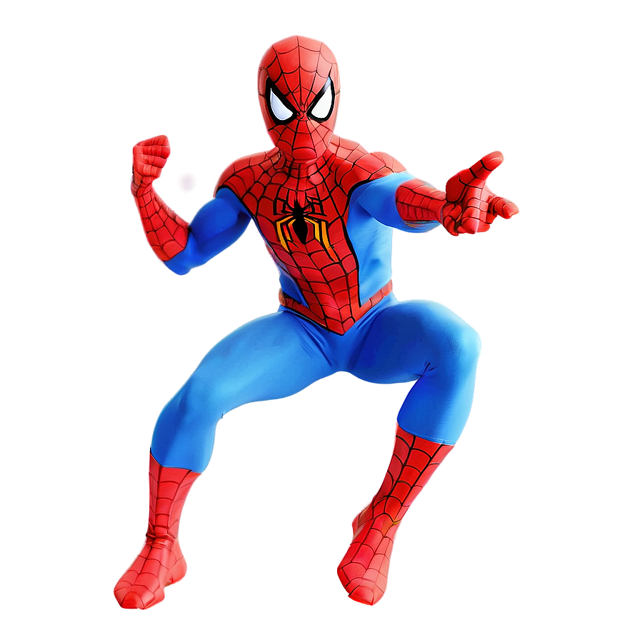 Spiderman Action Pose Transparent Png 98