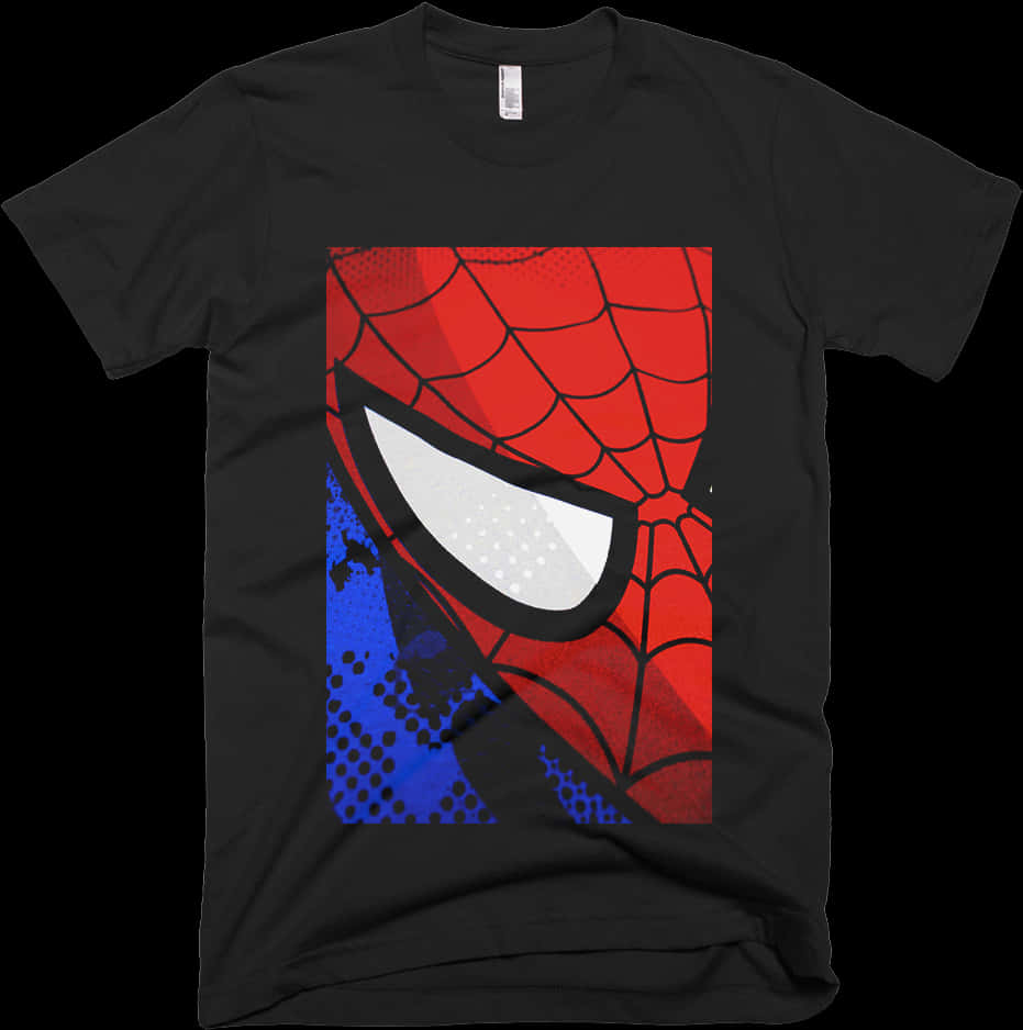 Spiderman Closeup Tshirt Design