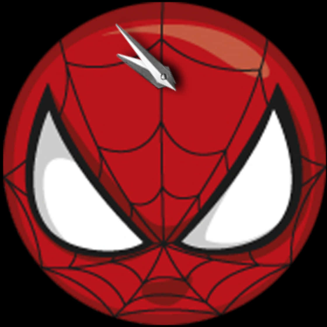 Spiderman Icon Clock Face