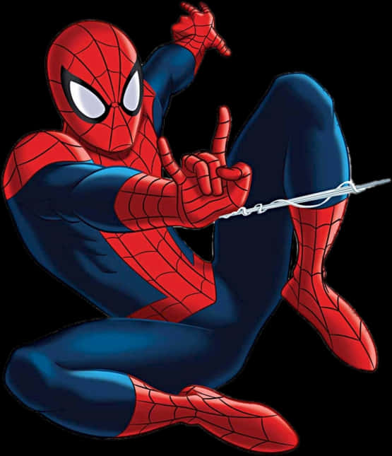 Spiderman Web Shooting Pose