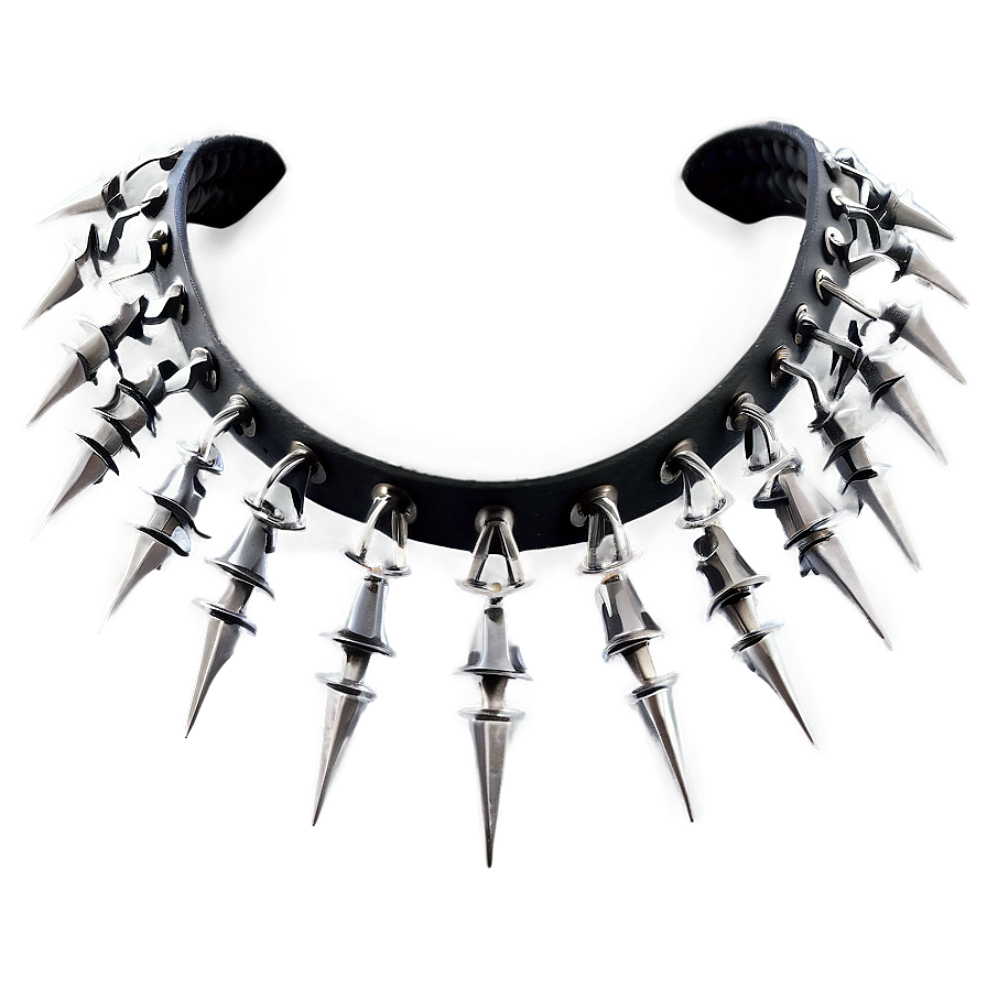 Spiked Choker For Costume Party Png Dsw79