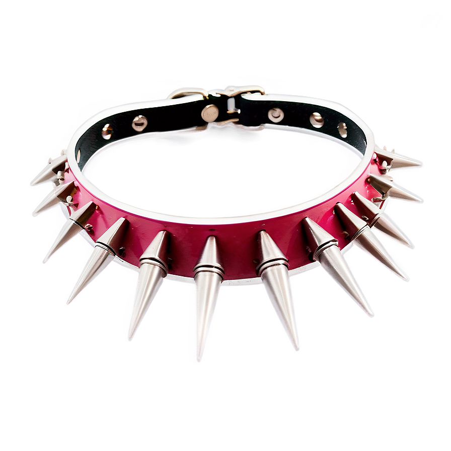 Spiked Choker For Music Festival Png Kjl