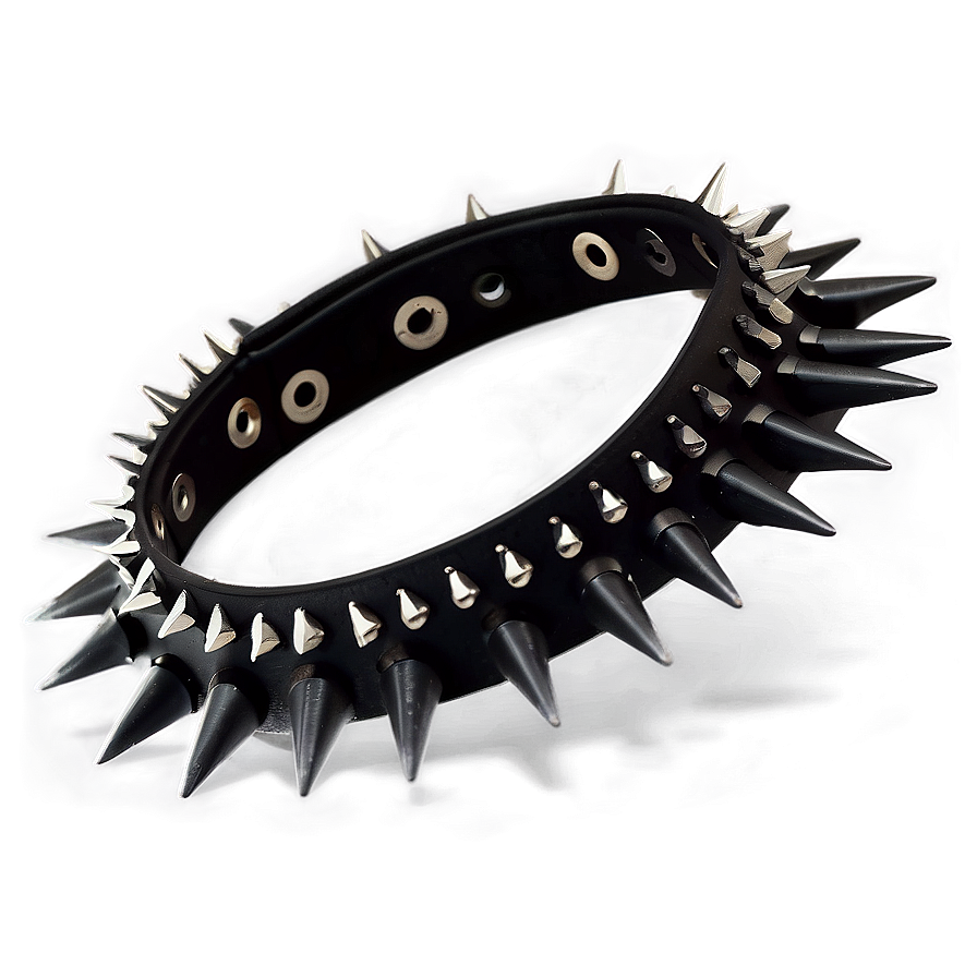 Spiked Choker For Punk Outfits Png 06282024