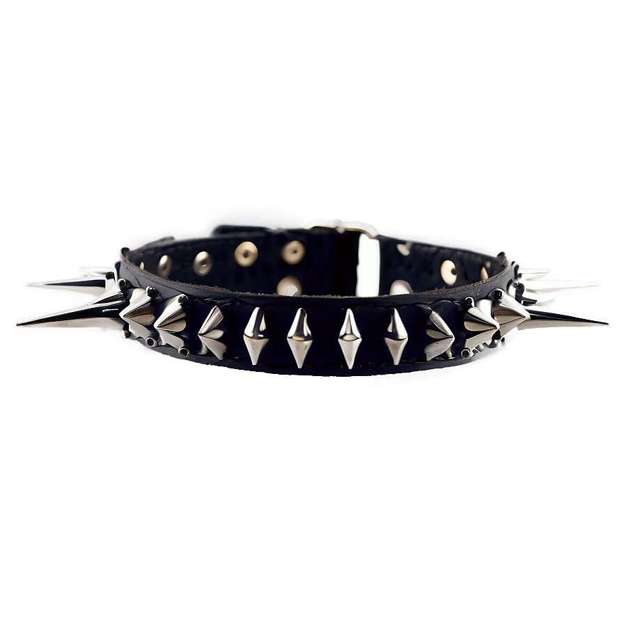 Spiked Choker With Adjustable Size Png Ltl