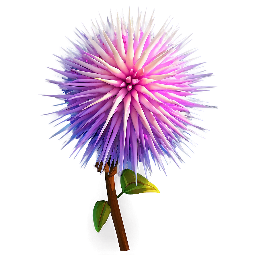 Spiky Flower Bloom Png 06122024